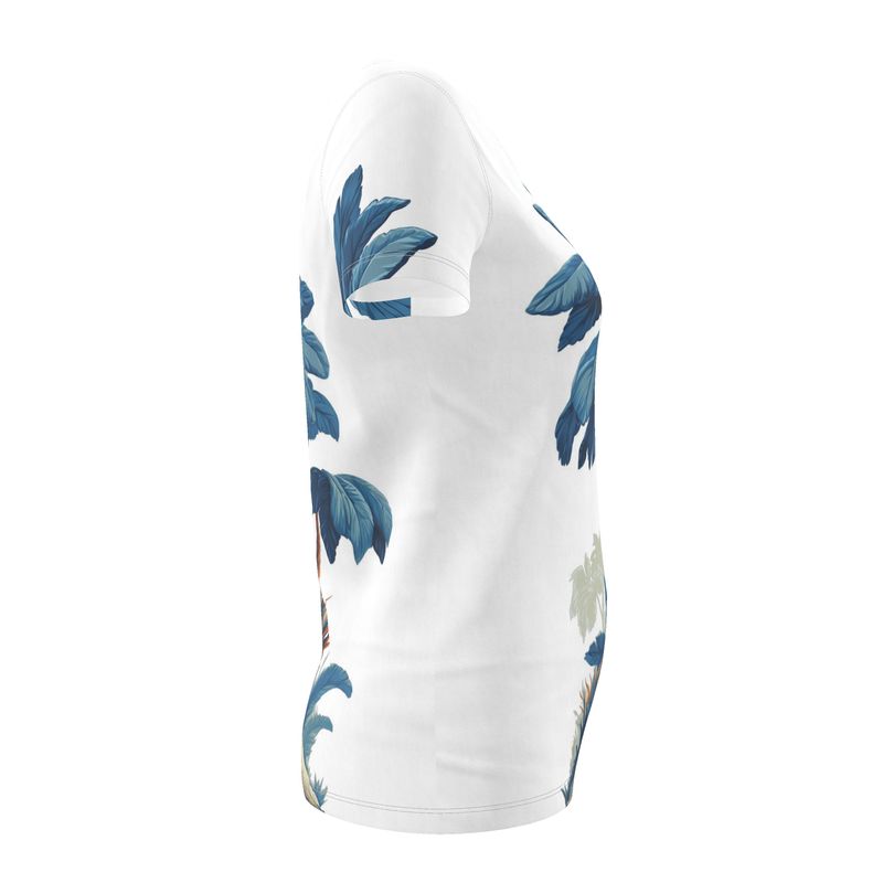 MV Couture Signature Damen T-Shirt "Blue Tropic" - Wilderness Whisper No. 02