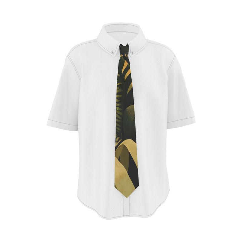 MV Couture Signature Seidenkrawatte "Ember in the Leaves" - Wilderness Whisper No. 50