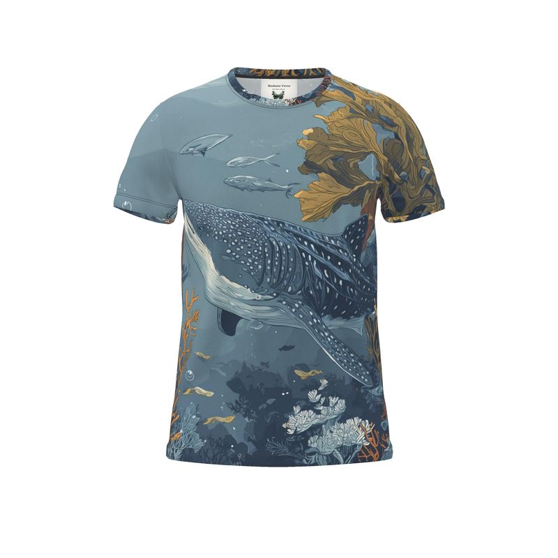 Men's T-Shirt "Whale Garden" - Opal Depths No. 14