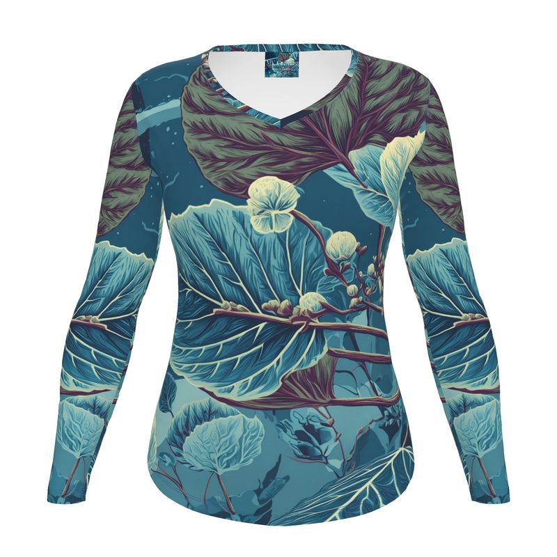 MV Couture Signature Ladies' Long Sleeve "Galactic Veins" - Cosmic Botanicals No. 89