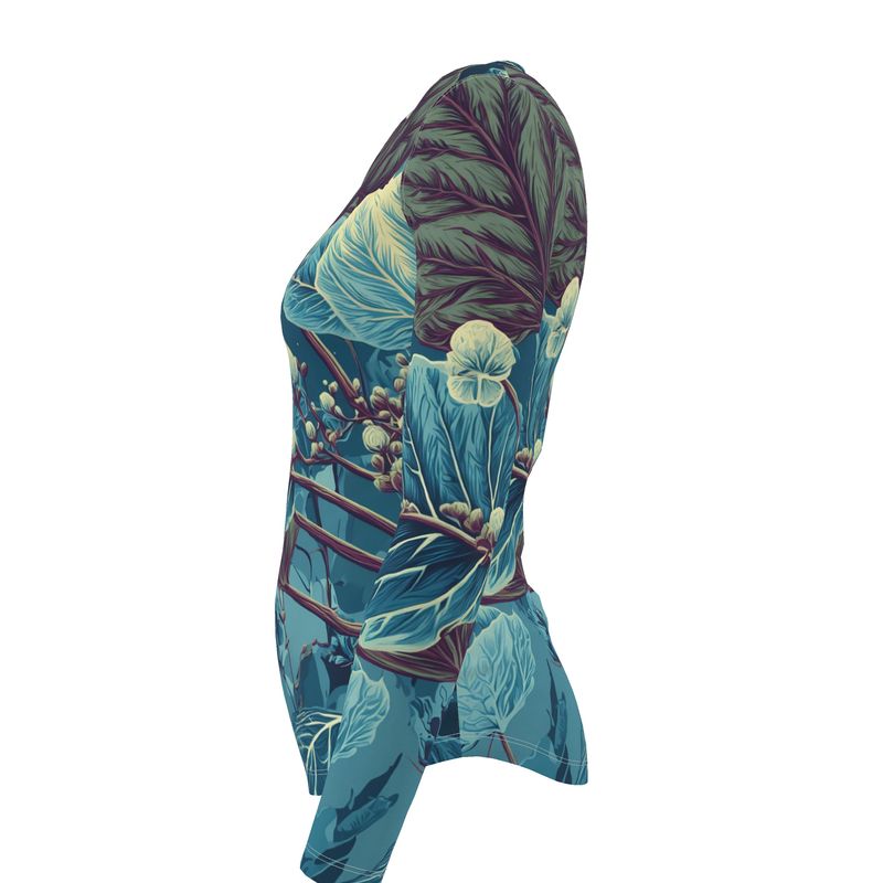 MV Couture Signature Ladies' Long Sleeve "Galactic Veins" - Cosmic Botanicals No. 89