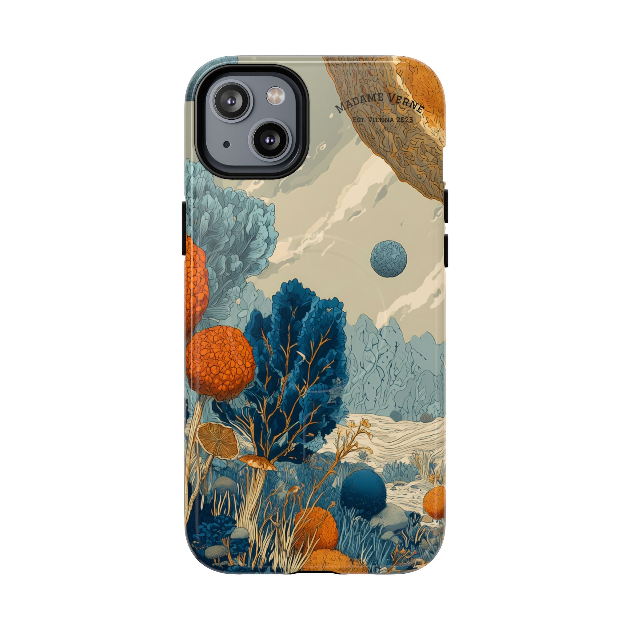 MagSafe iPhone-Schutzhülle "Ethereal Meadow" - Cosmic Botanicals No. 85