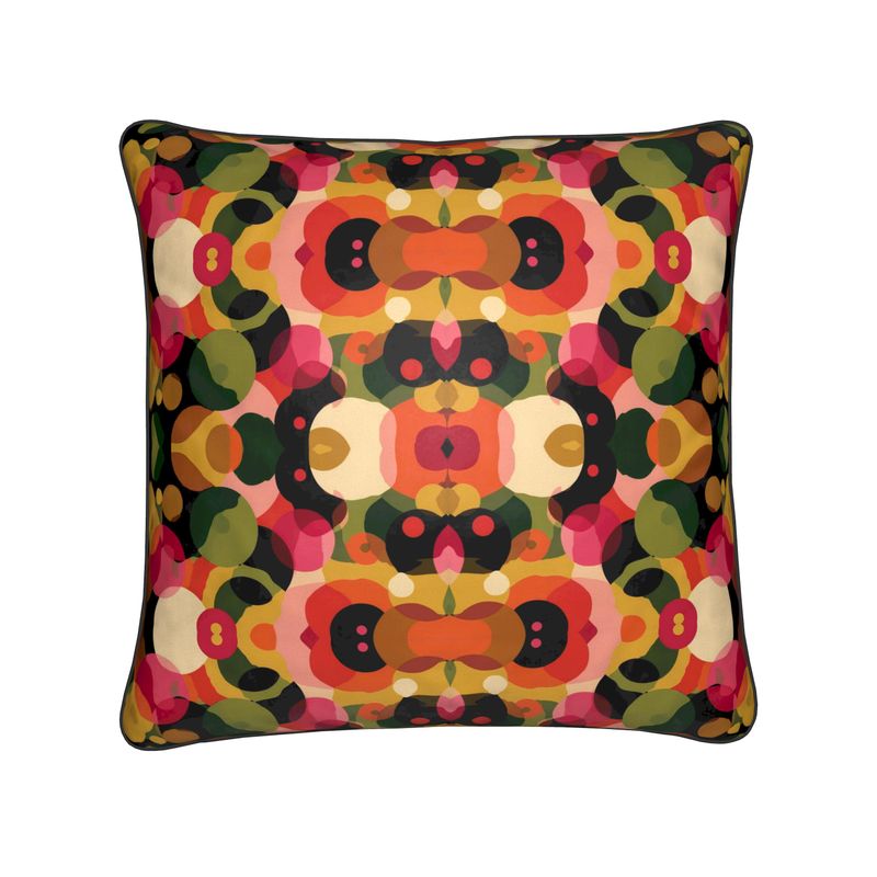 MV Couture Samt-Zierkissen mit Entenfeder-Füllung und elegantem Paspelsaum