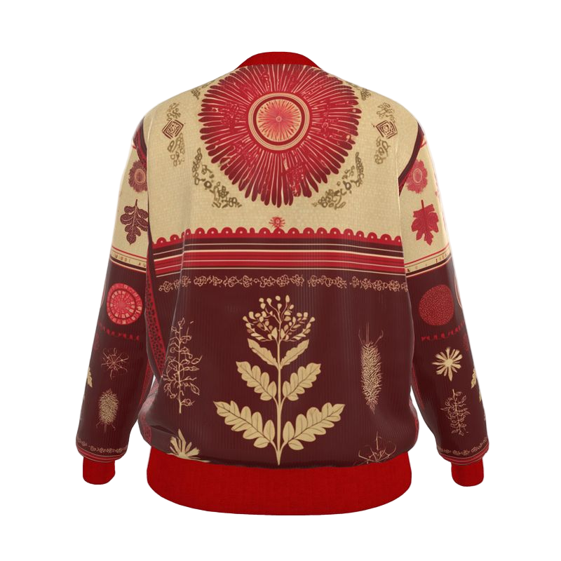 MV Couture Damen-Bomberjacke aus Wende-Seide | The Christmas Edition