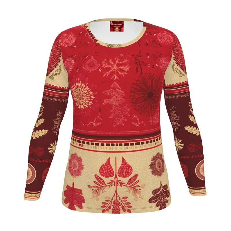 MV Couture Damen Langarm Shirt | The Christmas Edition