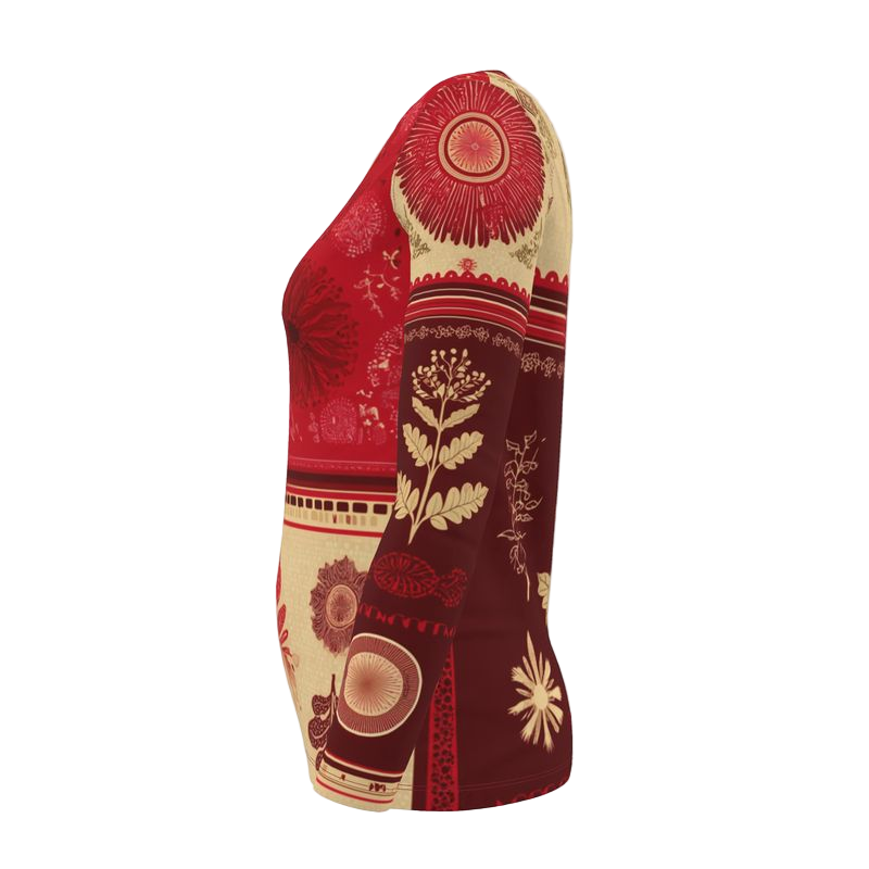 MV Couture Damen Longsleeve Shirt | The Christmas Edition