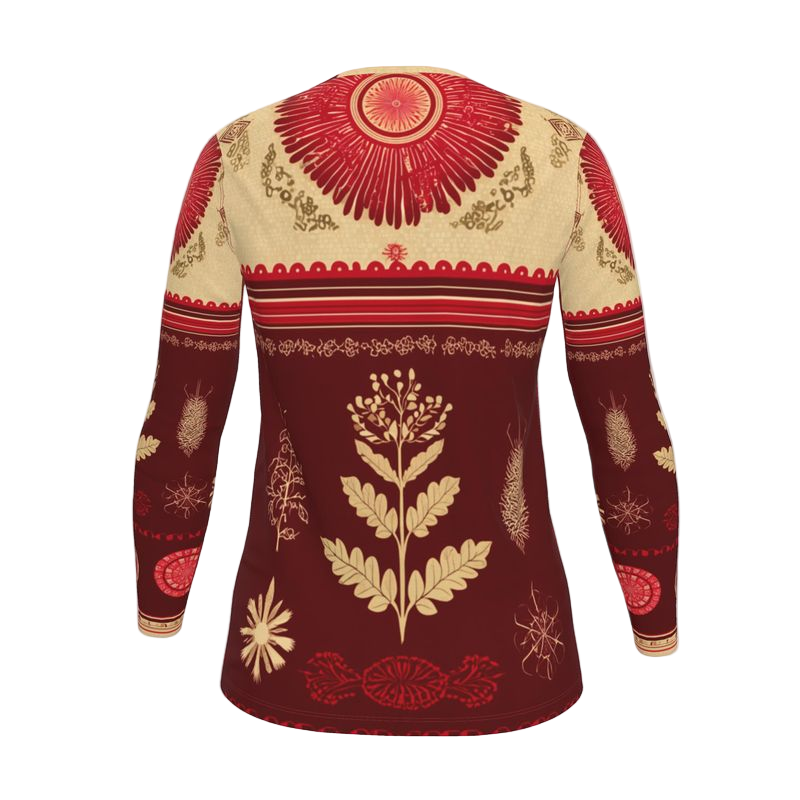 MV Couture Damen Longsleeve Shirt | The Christmas Edition