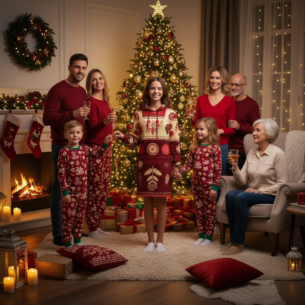 MV Couture Kapuzenkleid | The Christmas Edition