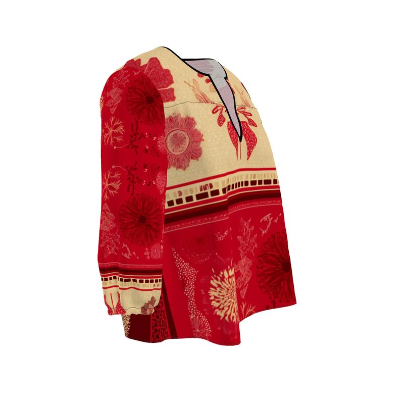 MV Couture Damenbluse | The Christmas Edition