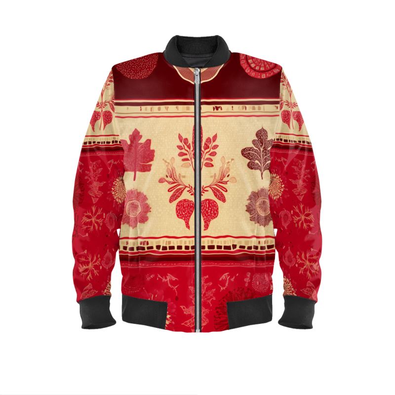 MV Couture Wende-Bomberjacke für Herren aus Seide | The Christmas Edition