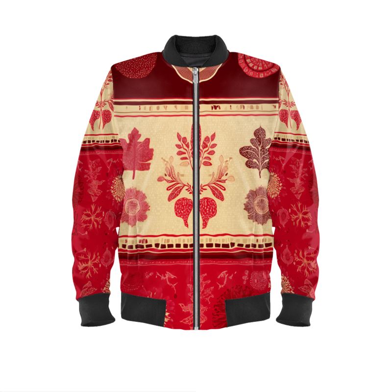 MV Couture Wende-Bomberjacke für Herren aus Seide | The Christmas Edition