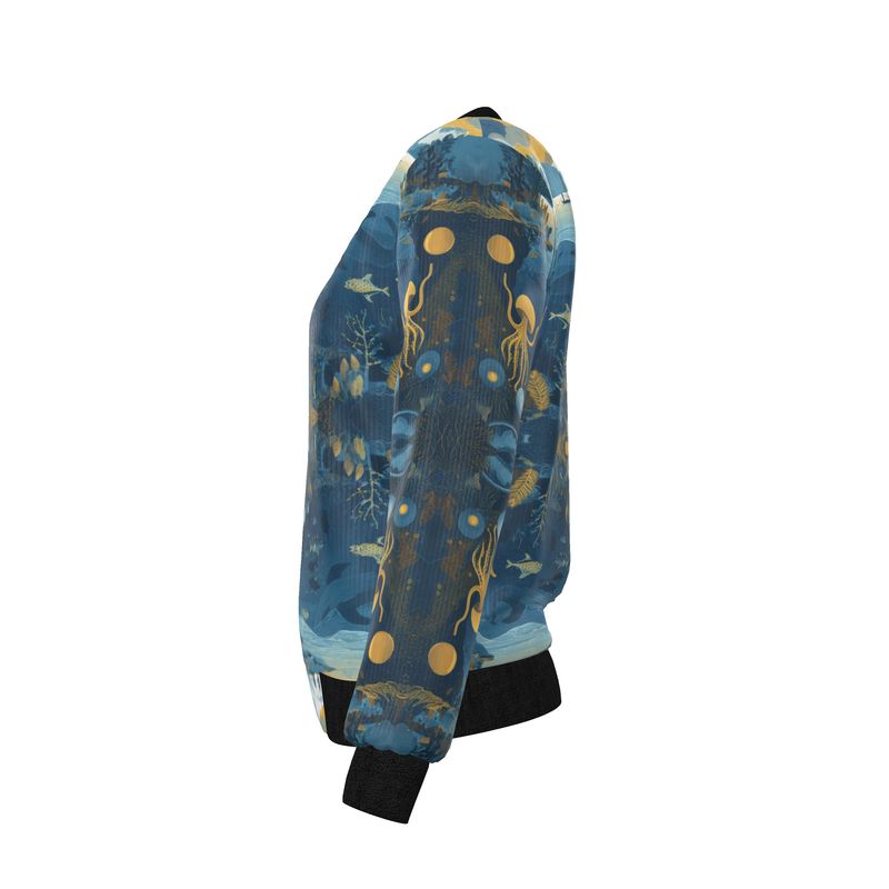 MV Couture Damen-Bomberjacke aus Wende-Seide