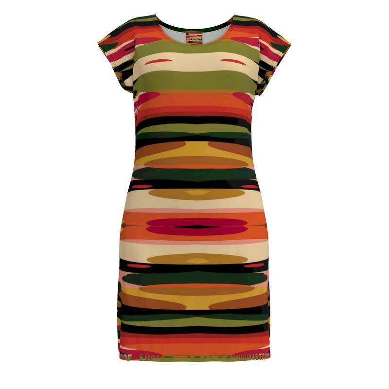 MV Couture Damen T Shirt-Kleid | The Golden Autumn Edition