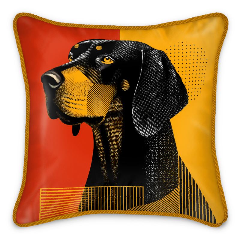 MV Couture Seidenkissen mit Daunenfüllung und edlem Kordelsaum | The Pet Lovers Edition