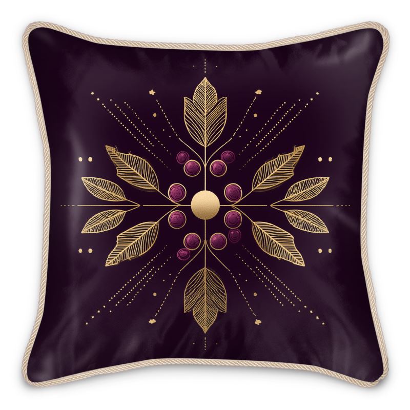 MV Couture Seidenkissen mit Daunenfüllung und edlem Kordelsaum | The Christmas Edition