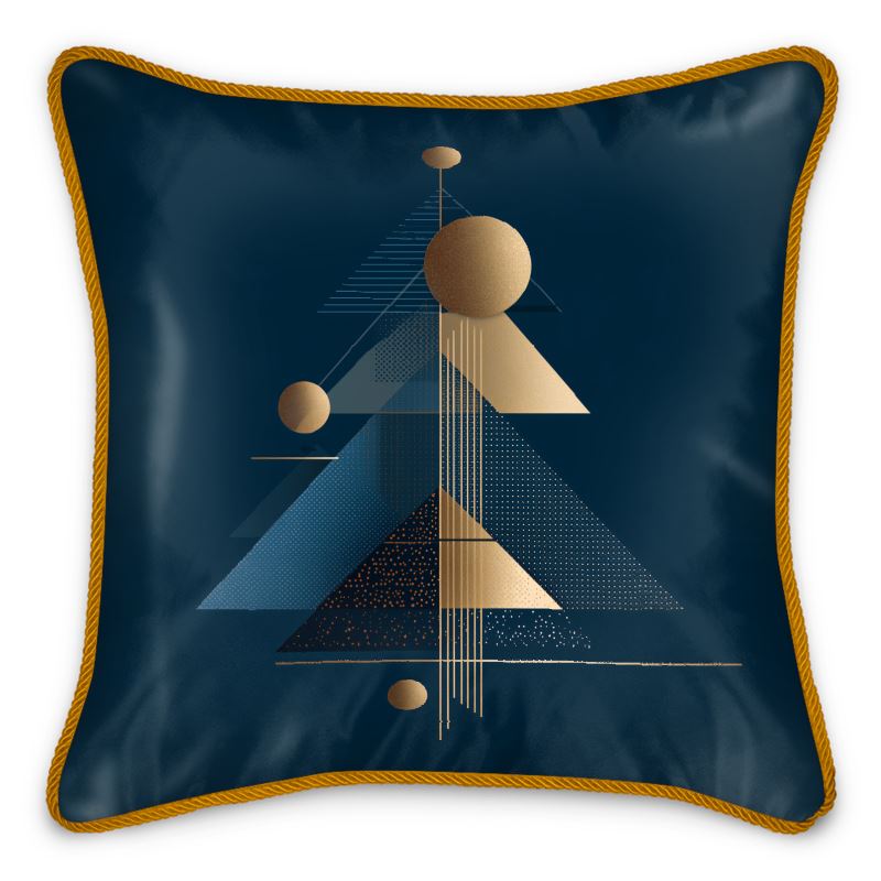 MV Couture Seidenkissen mit Daunenfüllung und edlem Kordelsaum | The Christmas Edition