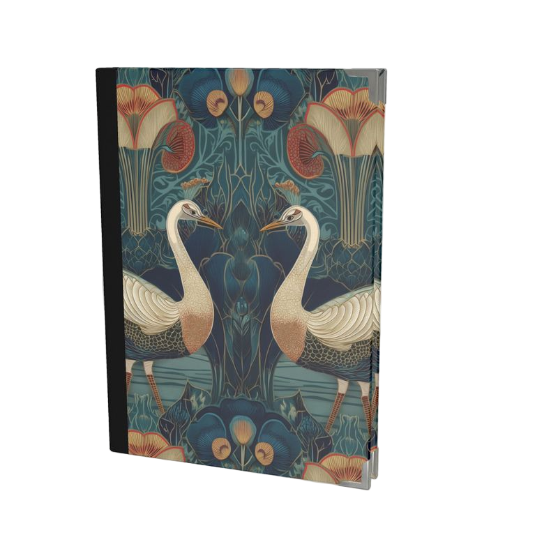 MV Couture Notizbuch - Monroe Satin, Metallecken, luxuriöses, beiges Papier - für besondere Gedanken