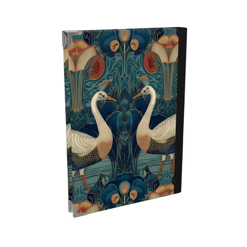 MV Couture Notizbuch - Monroe Satin, Metallecken, luxuriöses, beiges Papier - für besondere Gedanken