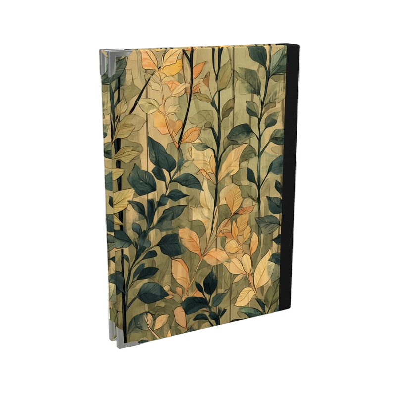 MV Couture Notizbuch - Monroe Satin, Metallecken, luxuriöses, beiges Papier - für besondere Gedanken