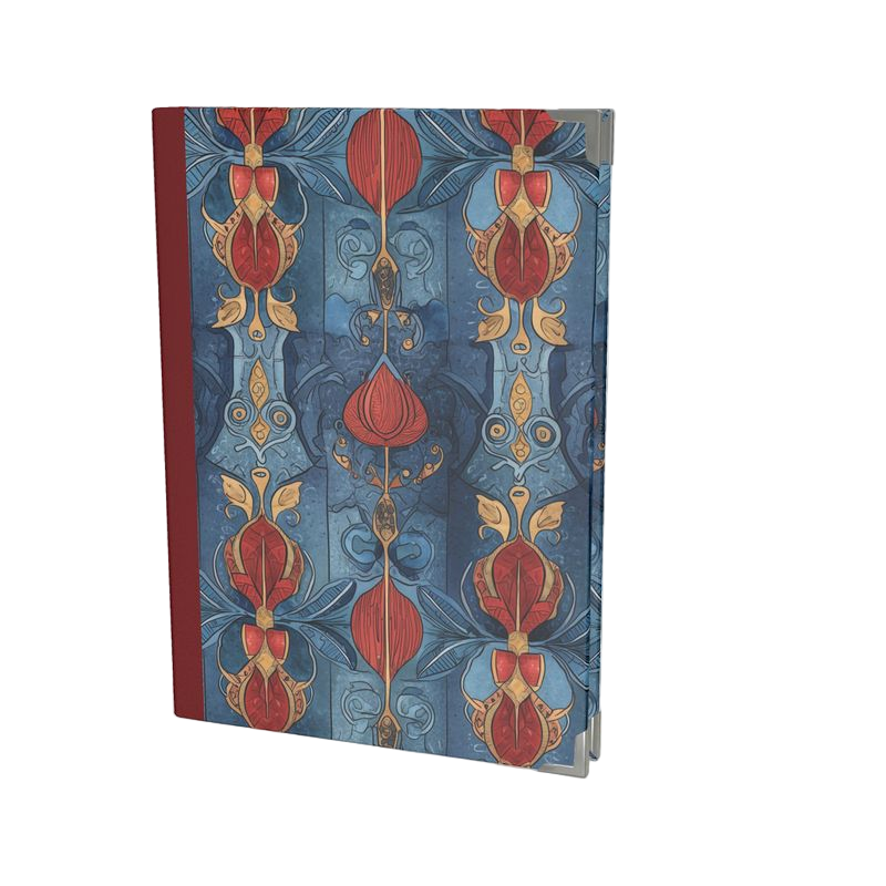 MV Couture Notizbuch - Monroe Satin, Metallecken, luxuriöses, beiges Papier - für besondere Gedanken