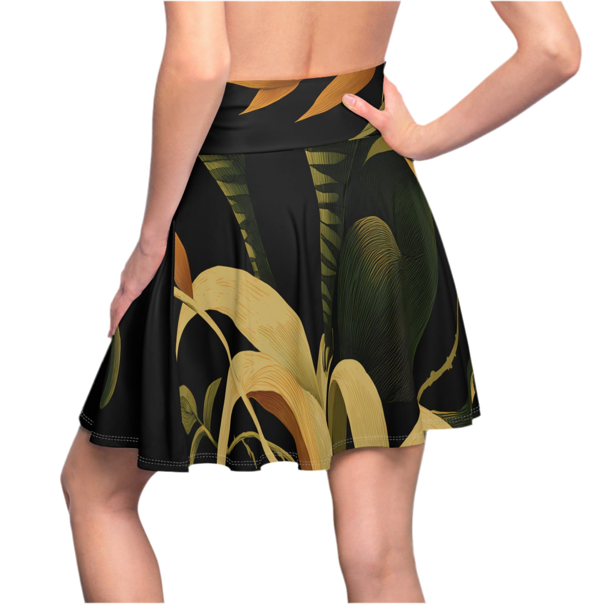 Skater skirt "Ember in the Leaves" - Wilderness Whisper No. 50