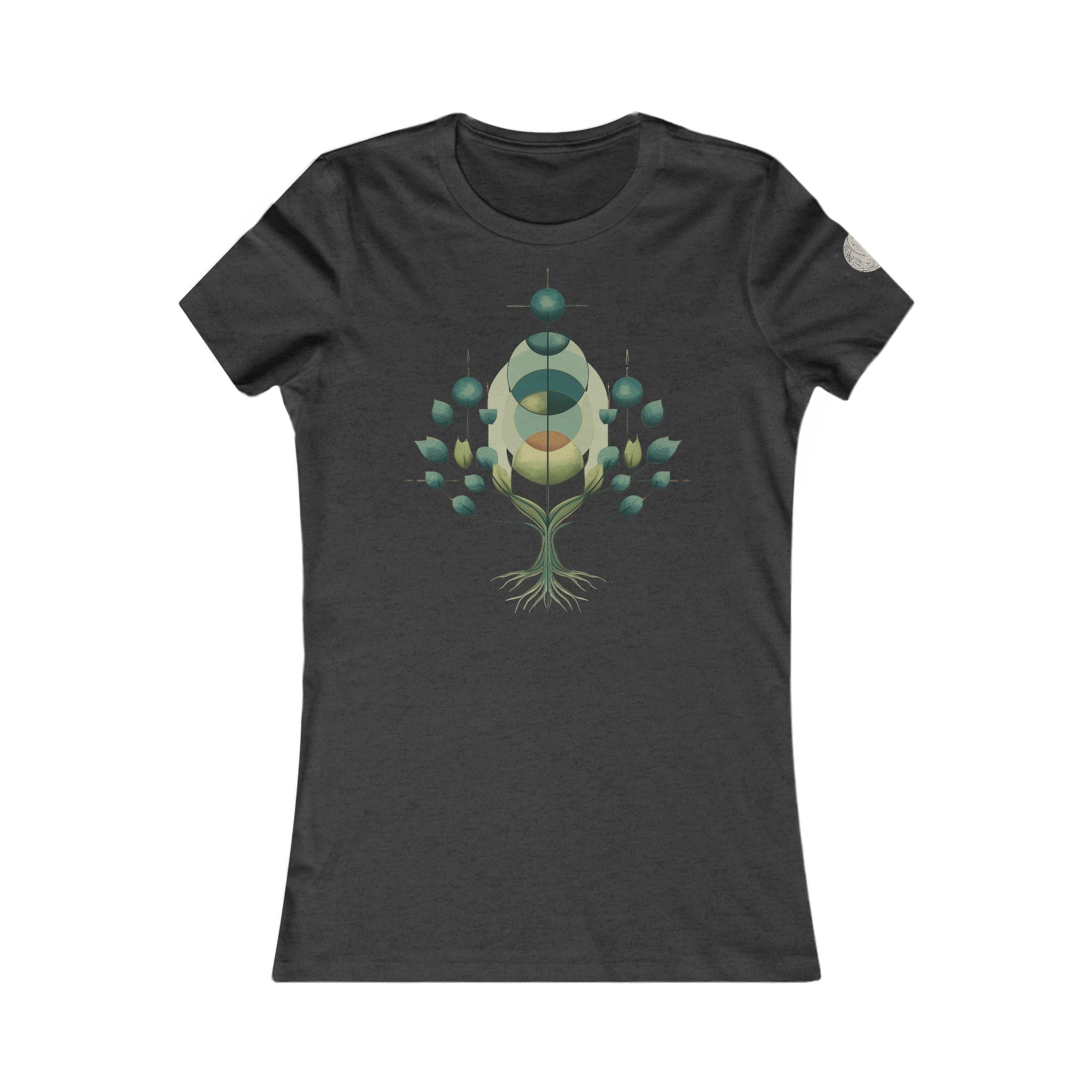 Damen T-shirt "Verdant Pulse" - Cosmic Botanicals No. 46 (EU)