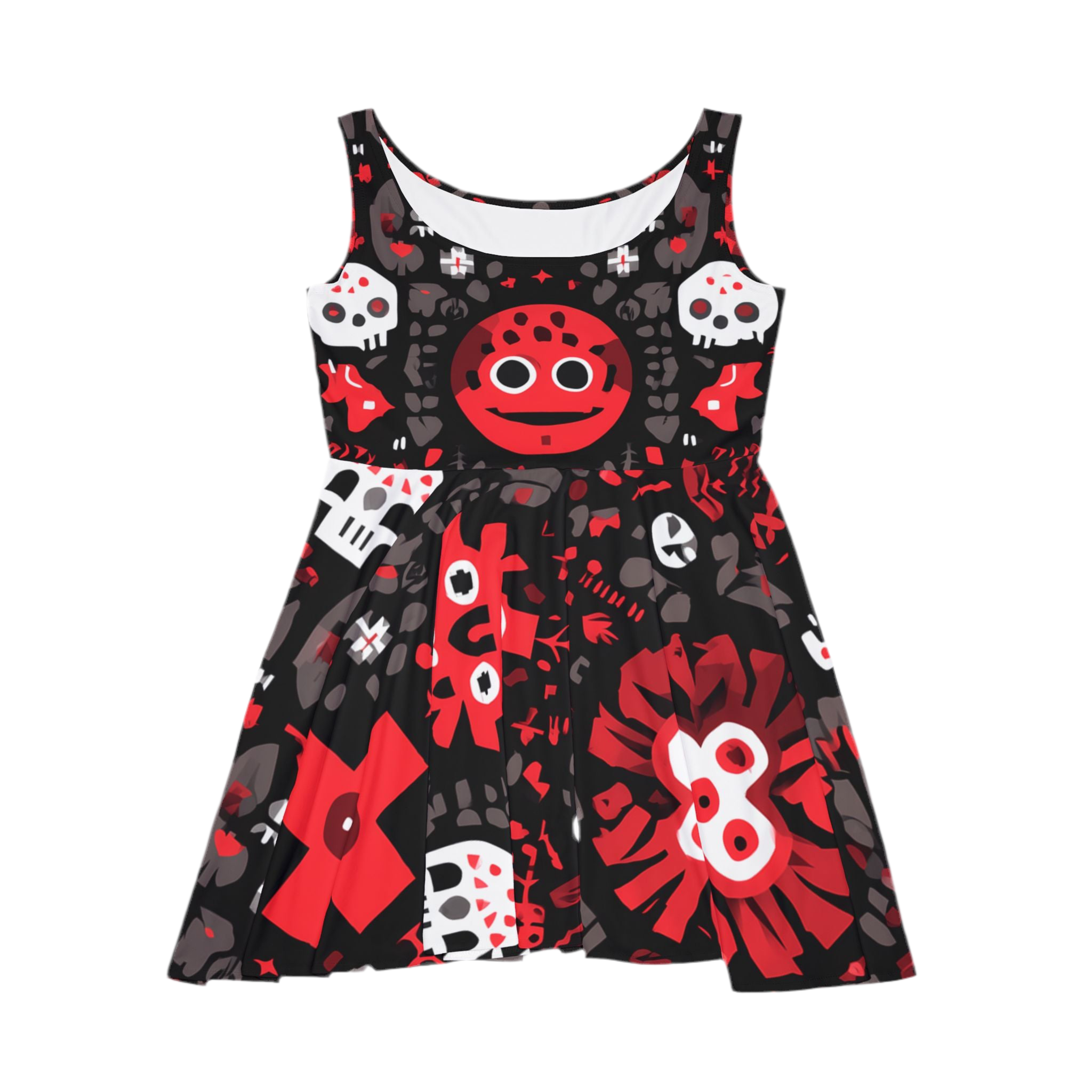 HALLOWEEN LIMITED EDITION Women's Skater Dress "Occult Patterns" - 🎃👻 Wicked Elegance No. 75 👻🎃