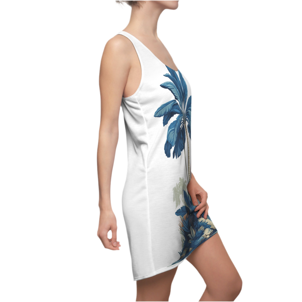 Beach Dress "Blue Tropic" - Wilderness Whisper No. 02