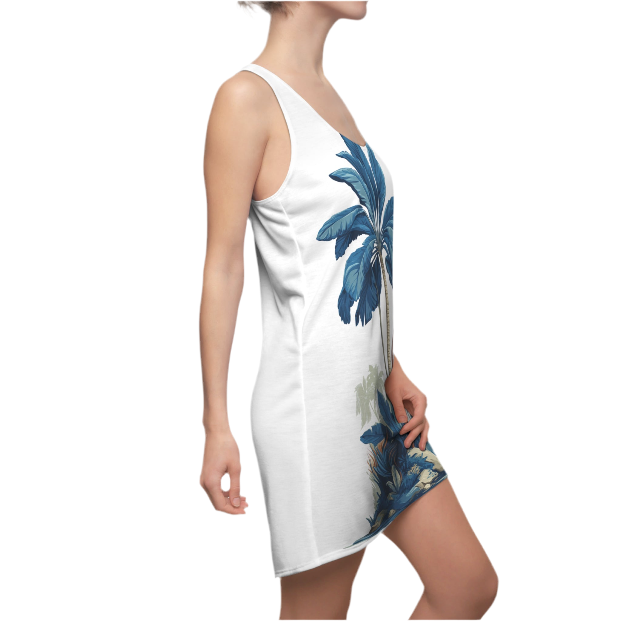 Beach Dress "Blue Tropic" - Wilderness Whisper No. 02