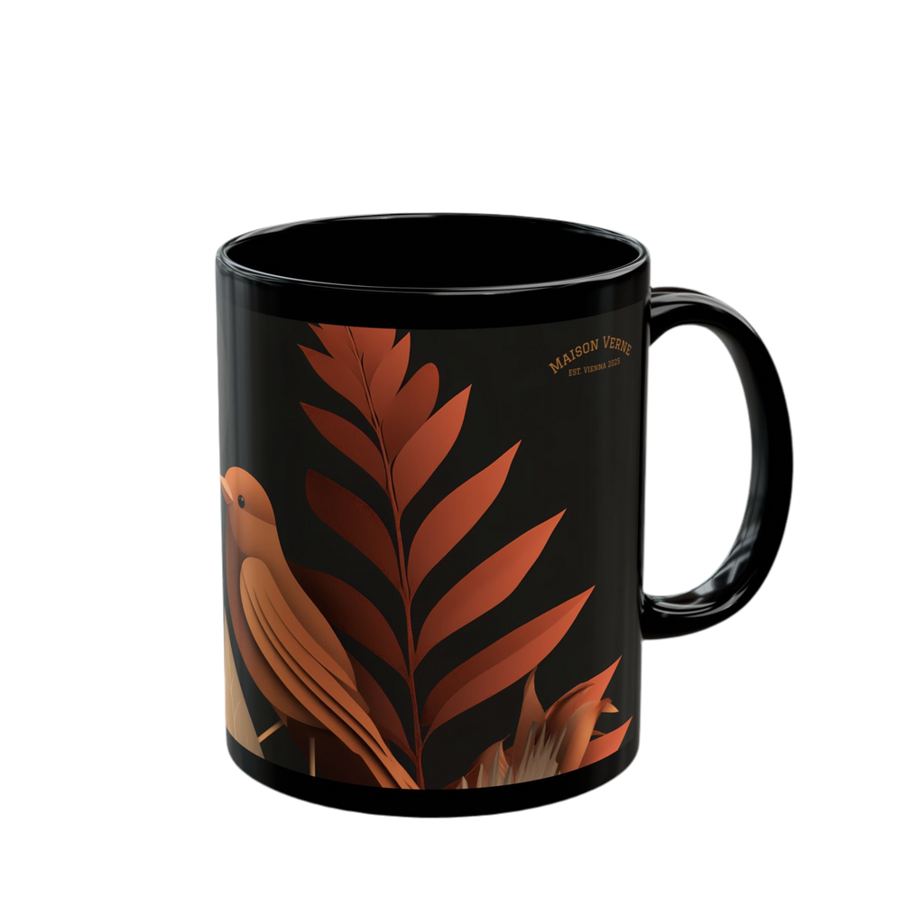 Coffee cup "Amber Serenade" - Golden Autumn No. 07