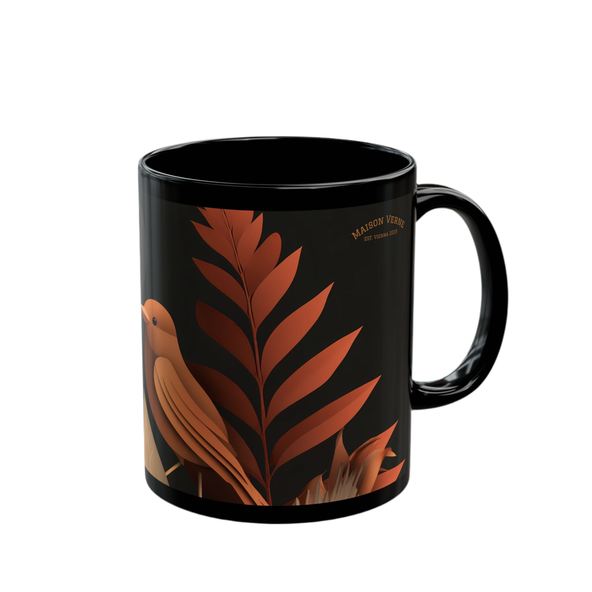 Coffee cup "Amber Serenade" - Golden Autumn No. 07