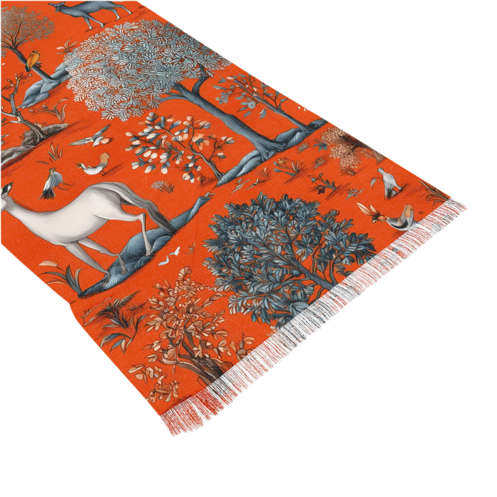 Lightweight scarf "Savanna Reverie" - Golden Autumn No. 53