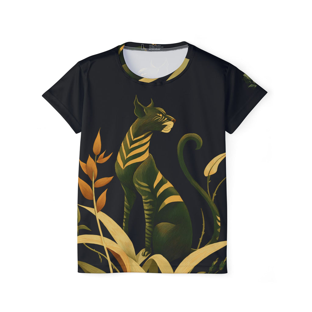 Plus Size Women's T-shirt "Ember in the Leaves" - Wilderness Whisper No. 50