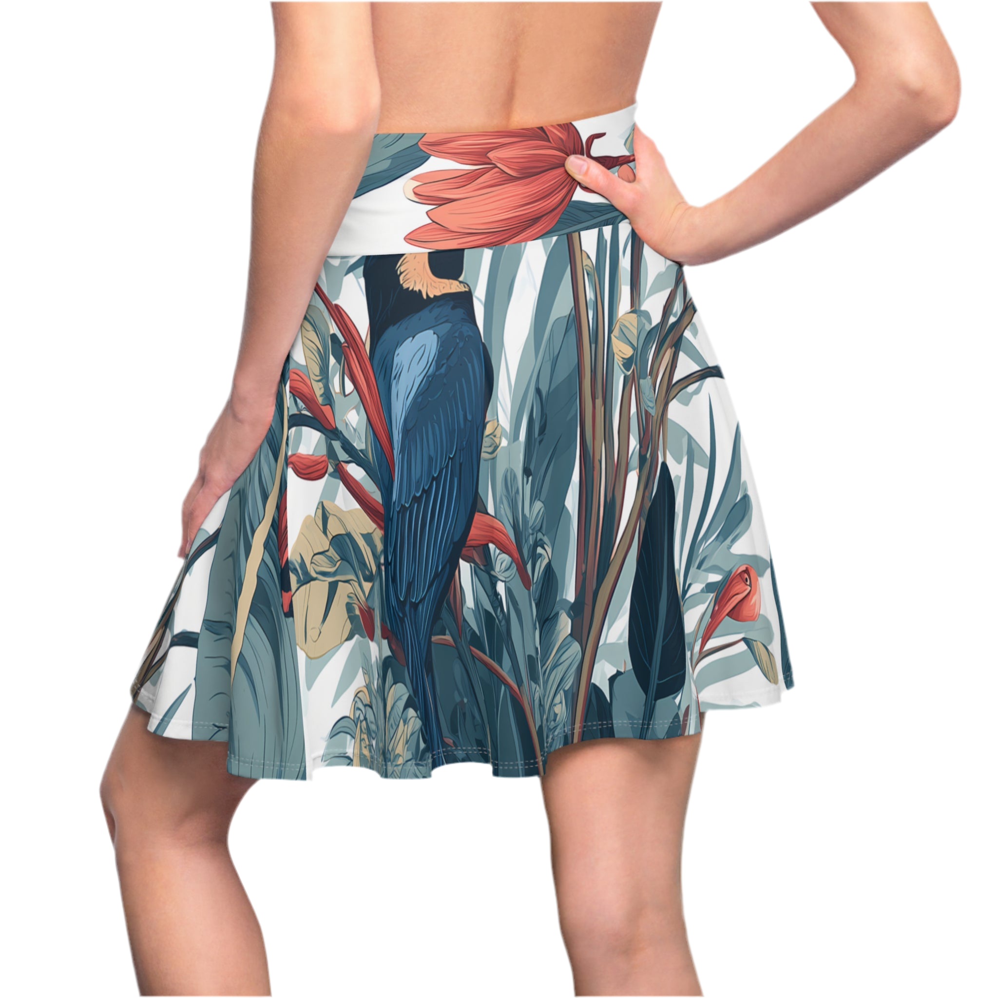 Skater skirt "Tropical Reverie" - Wilderness Whisper No. 41