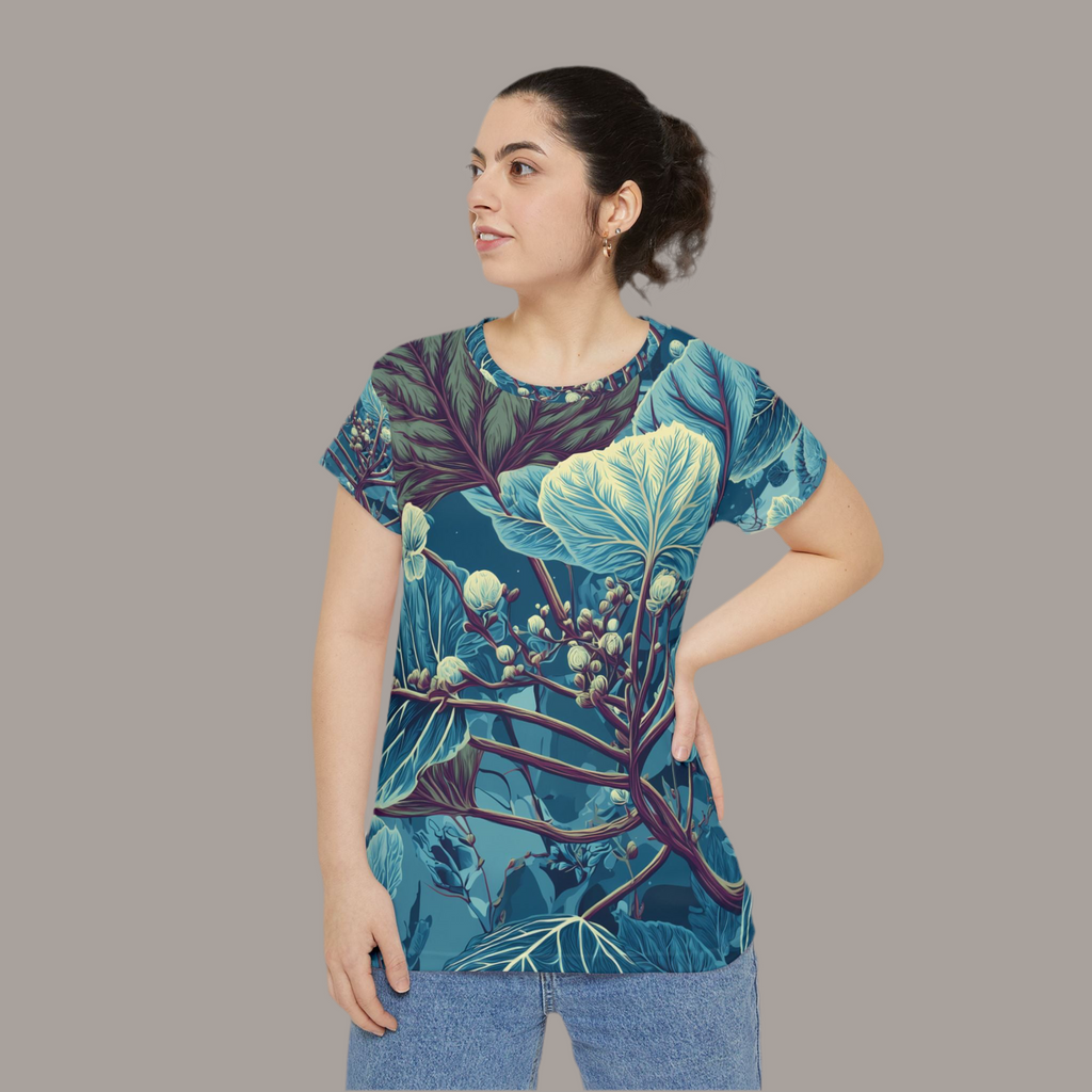 Maison Verne Damen Shirt "Galactic Veins" - Cosmic Botanicals No. 89