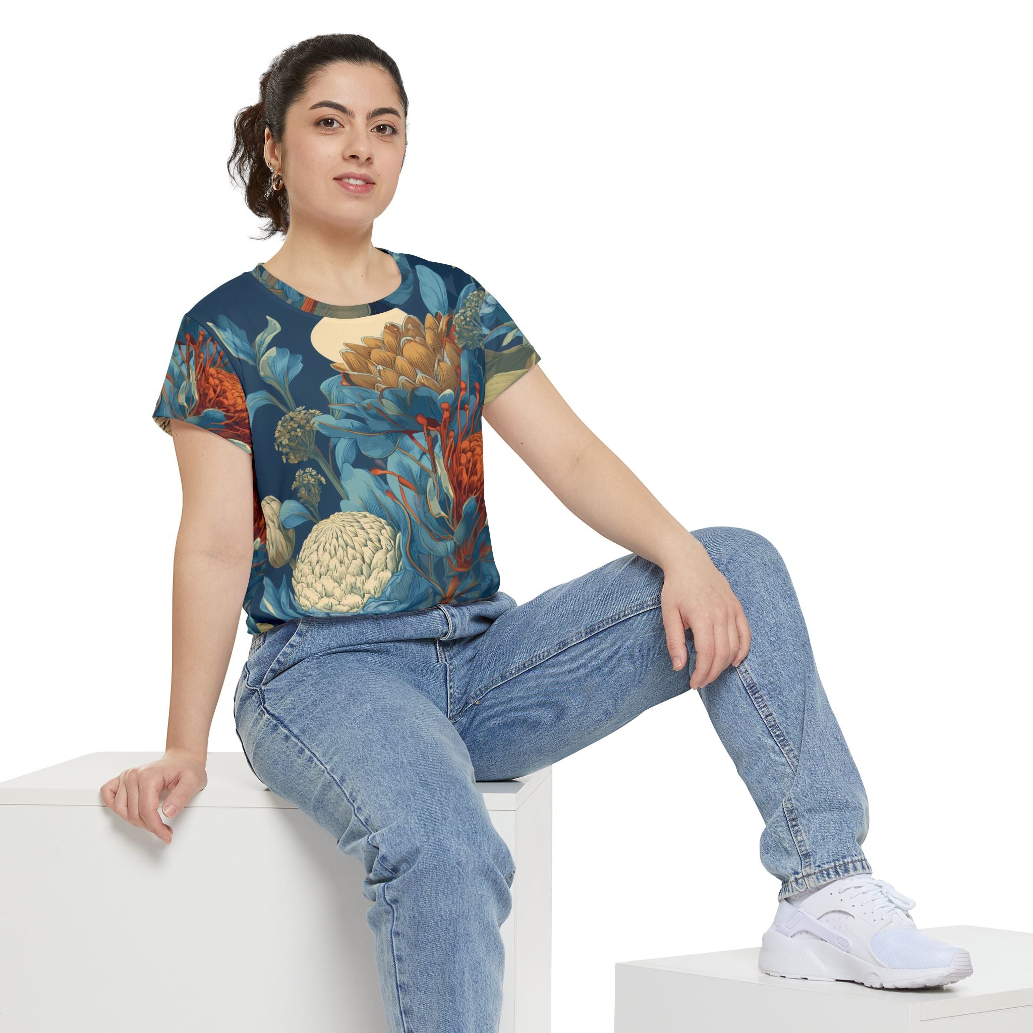 Women's Shirt "Protea Reverie" - Cosmic Botanicals No. 62