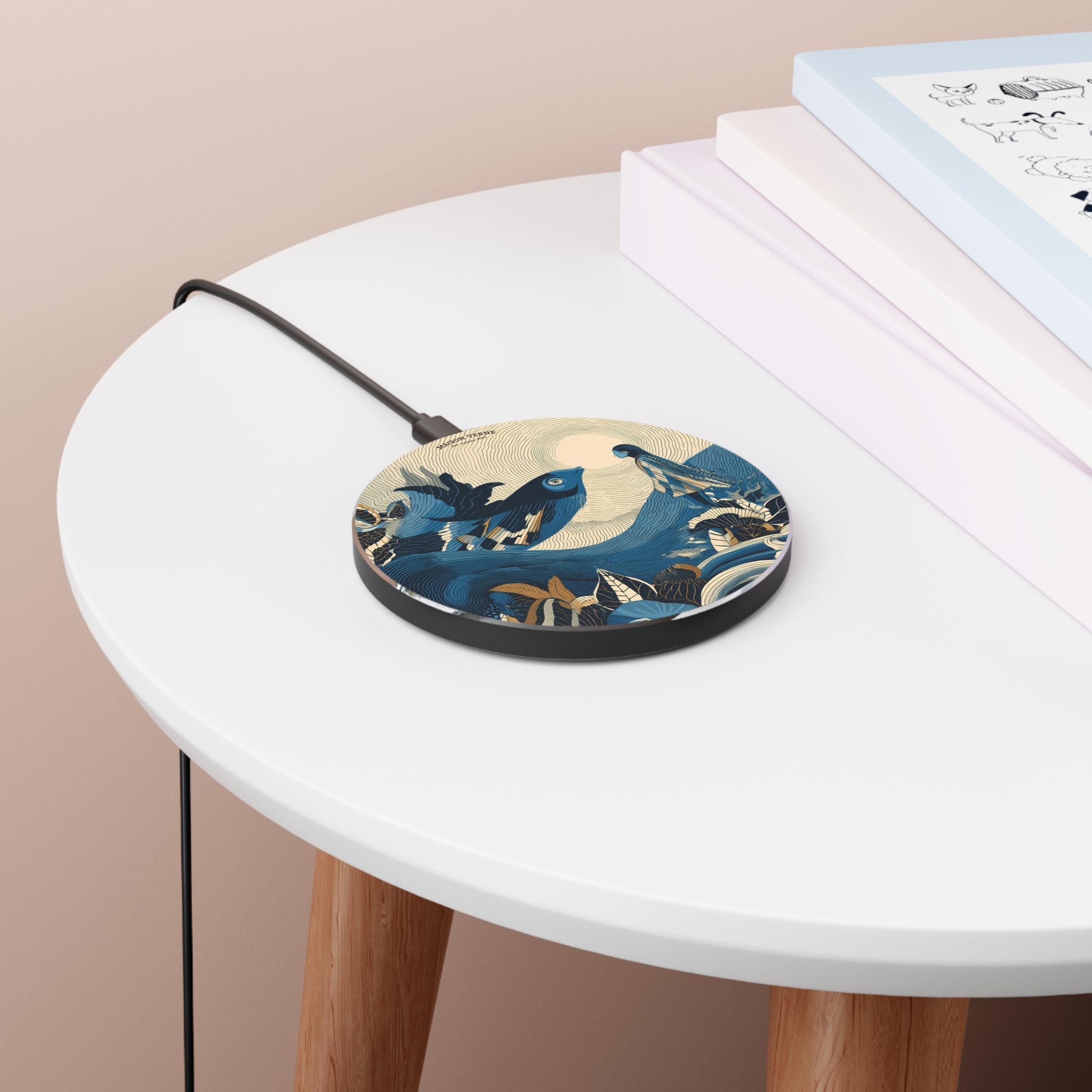 Maison Verne Wireless Charger "Moonlight Parley" - Opal Depths No. 35