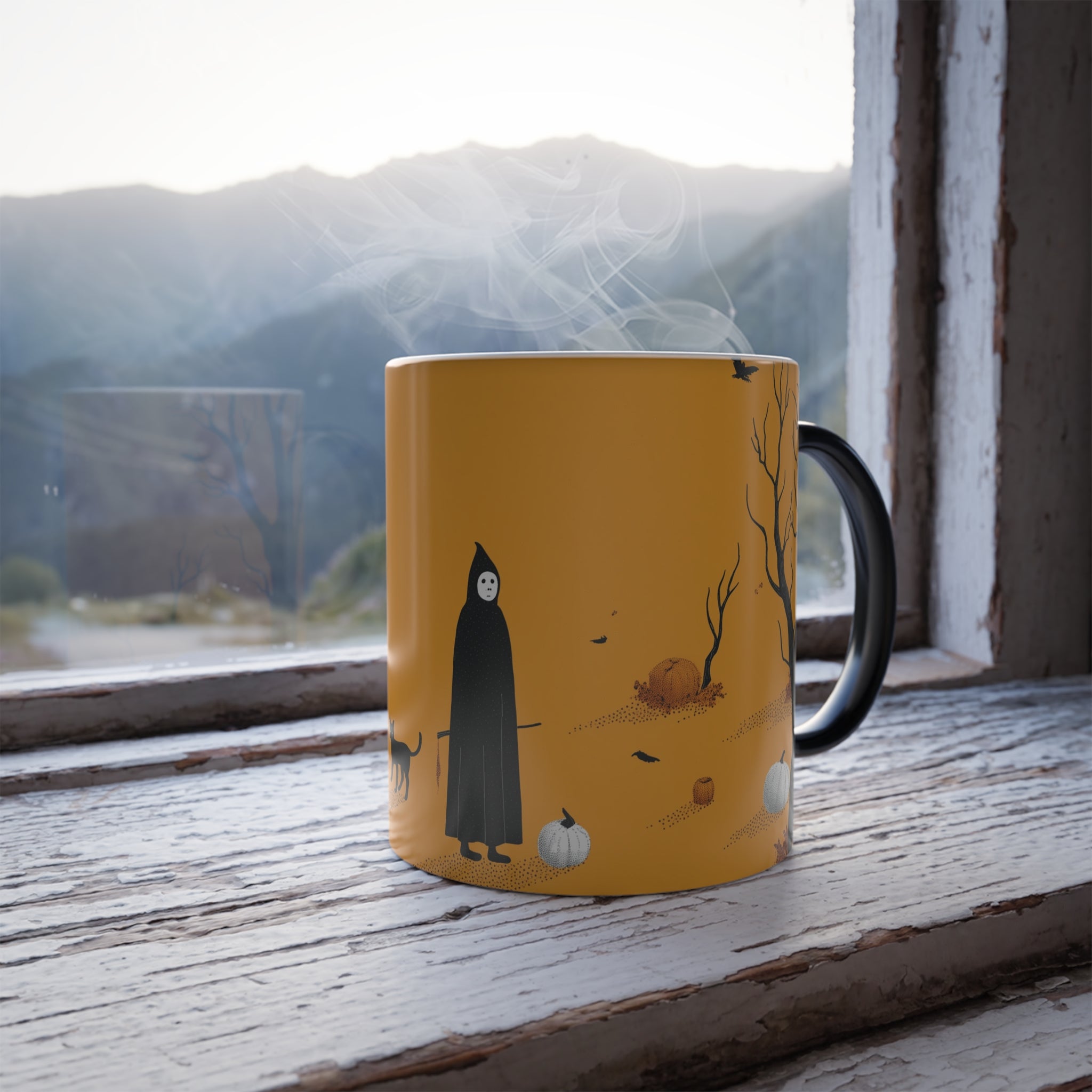 Maison Verne Halloween Ltd. Edition Zaubertasse "Silent Harvest" - - 🎃👻 Wicked Elegance No. 11 👻🎃