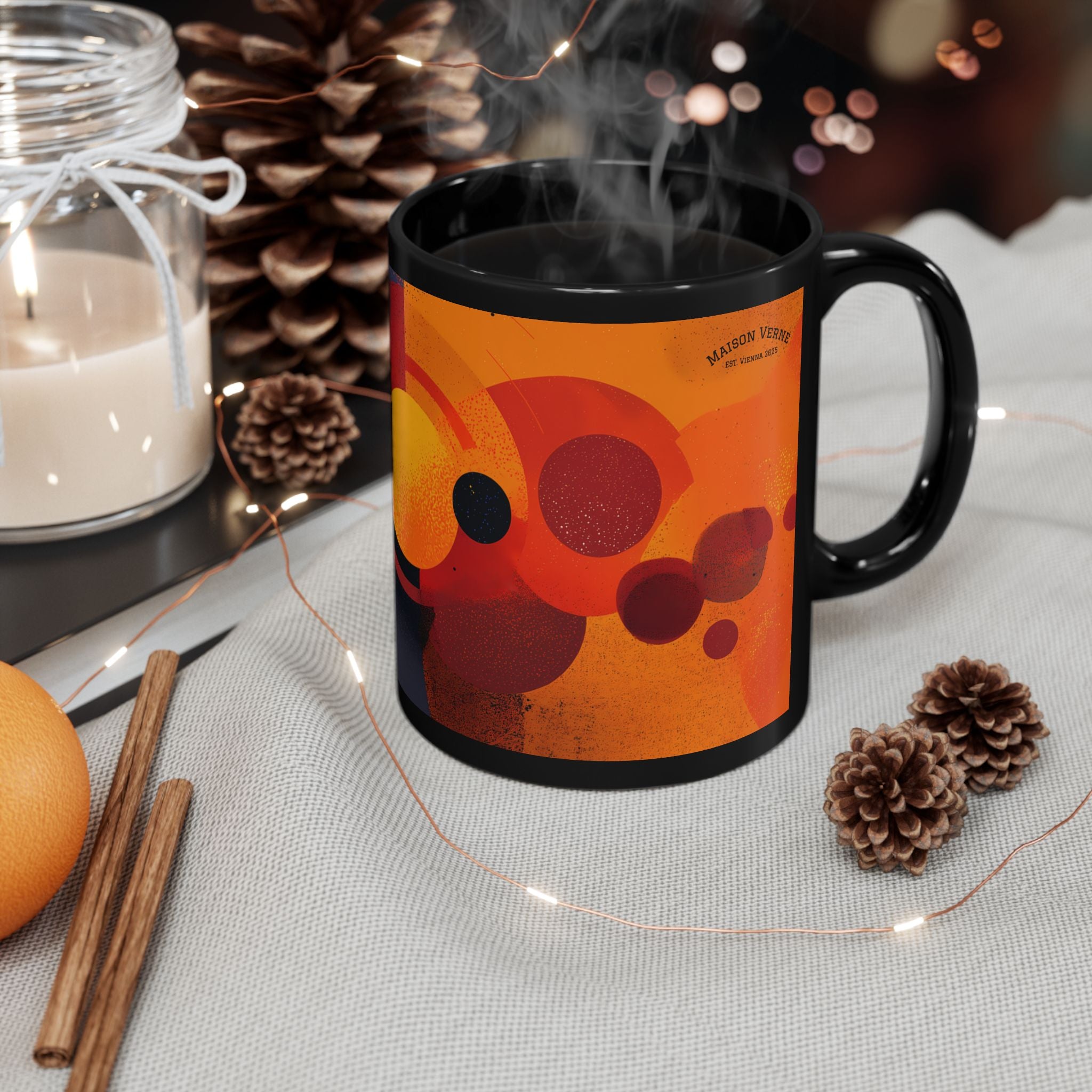 Maison Verne Kaffeetasse "Cosmic Ember" - Golden Autumn No. 67