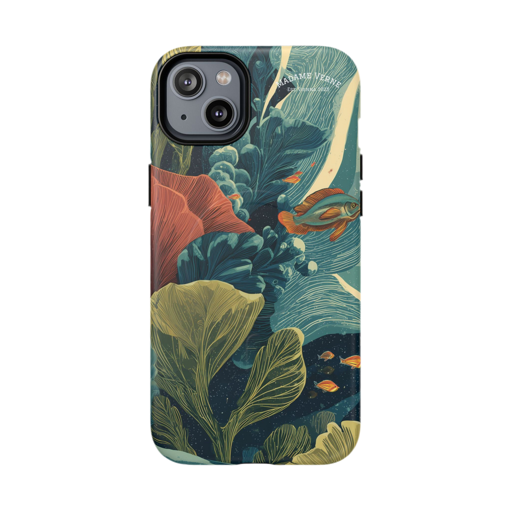 Maison Verne MagSafe iPhone-Schutzhülle "Celestial Reef" - Cosmic Botanicals No. 66