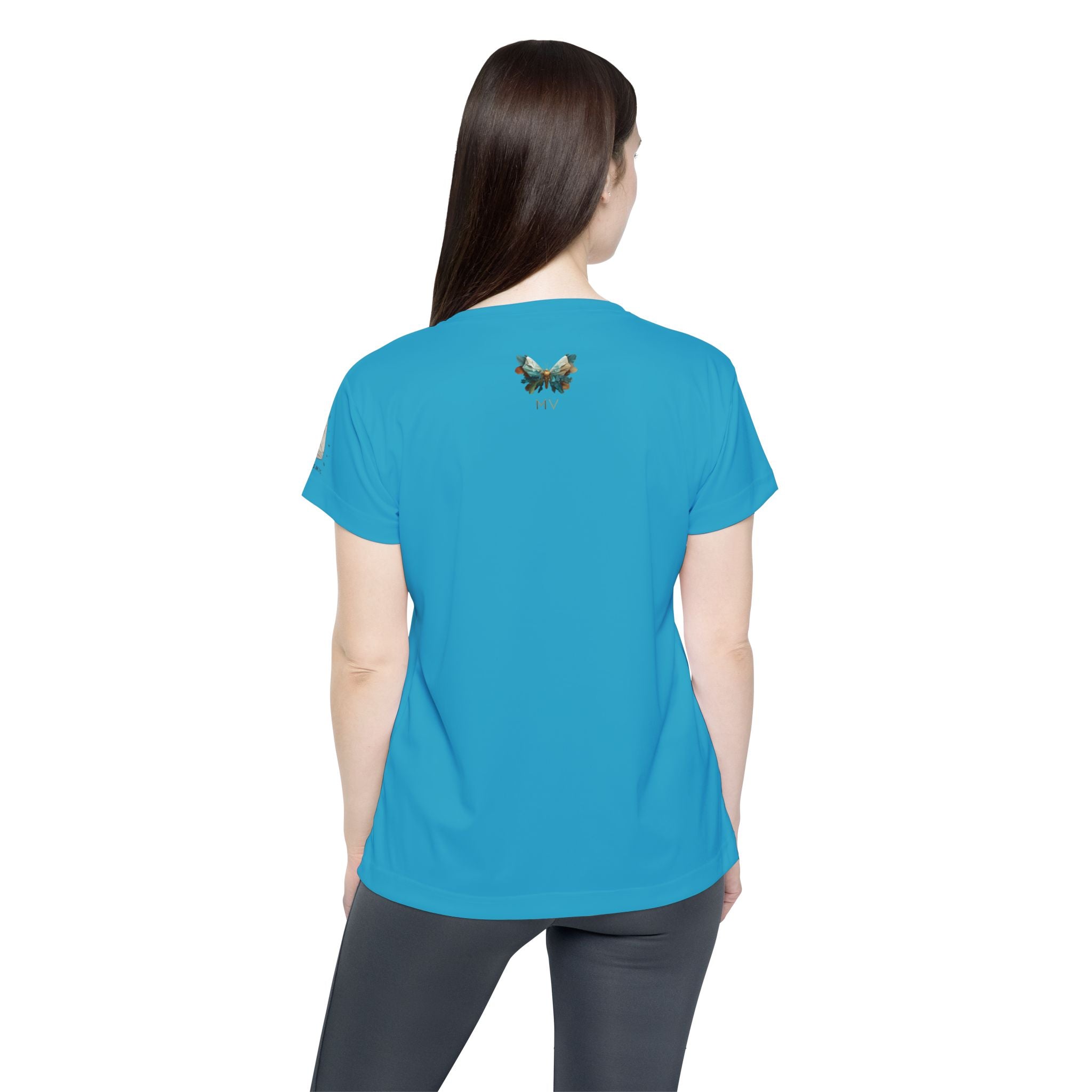 Damen T-shirt "Celestial Bloom" - Cosmic Botanicals No. 30 (türkis)
