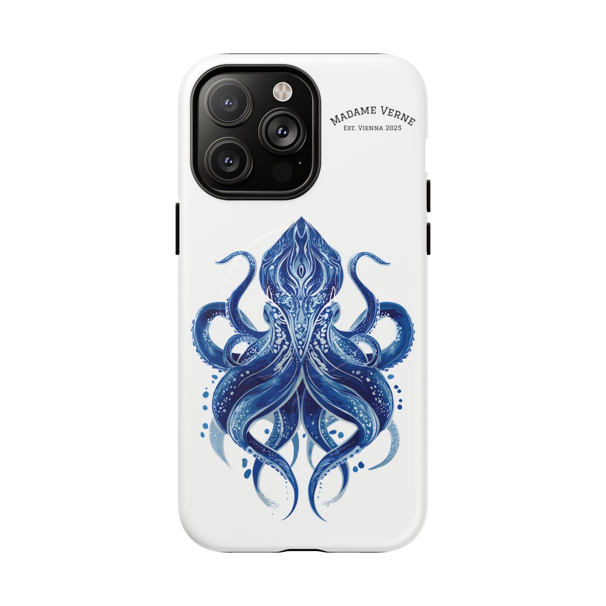 MagSafe iPhone Case "Deep Blue Bloom" - Opal Depths No. 32