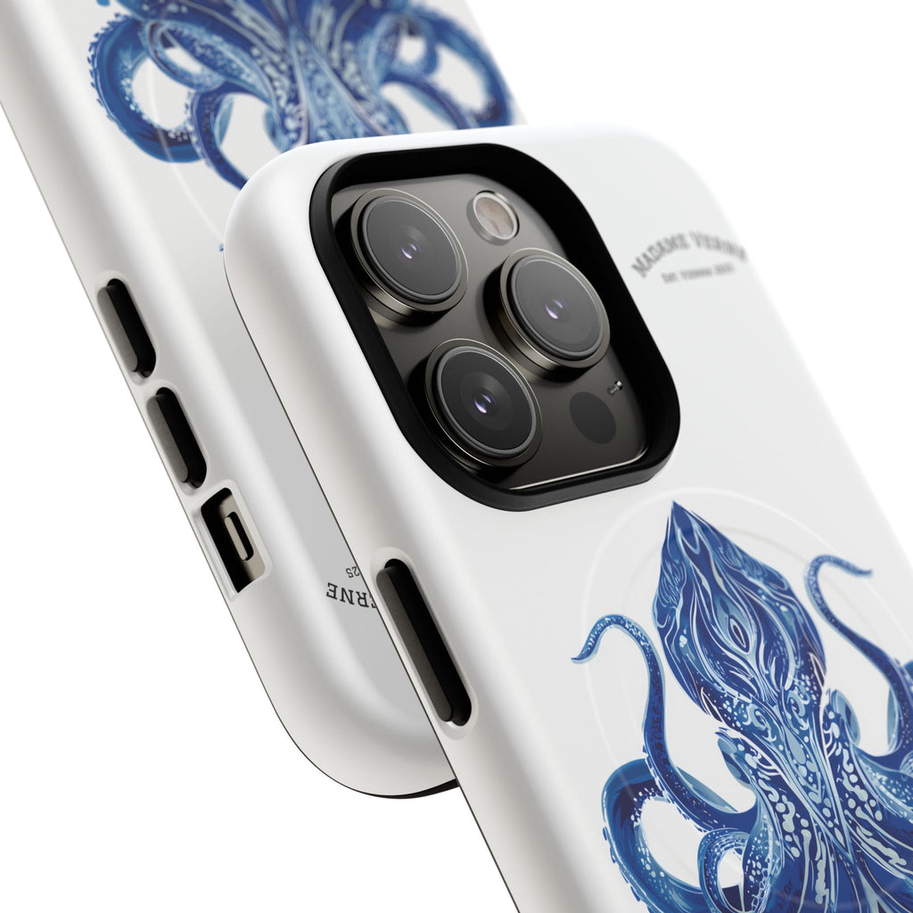 MagSafe iPhone Case "Deep Blue Bloom" - Opal Depths No. 32