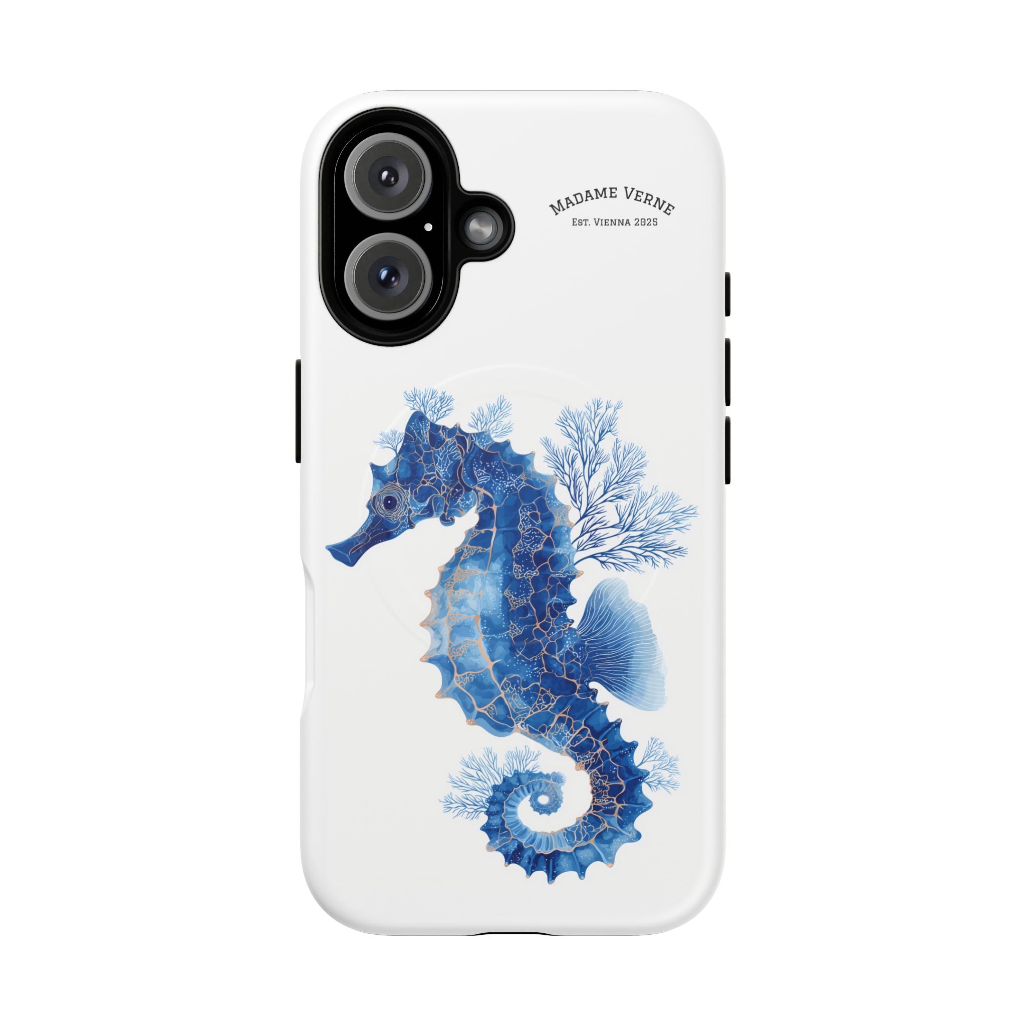MagSafe iPhone Case "Azure Sentinel" - Opal Depths No. 32