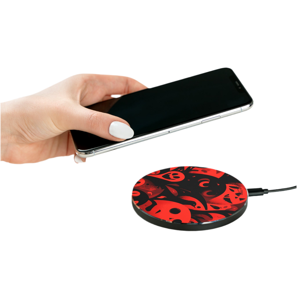 Maison Verne Halloween Ltd. Edition Wireless Charger "Carnival of Shadows" - 🎃👻 Wicked Elegance No. 51 👻🎃