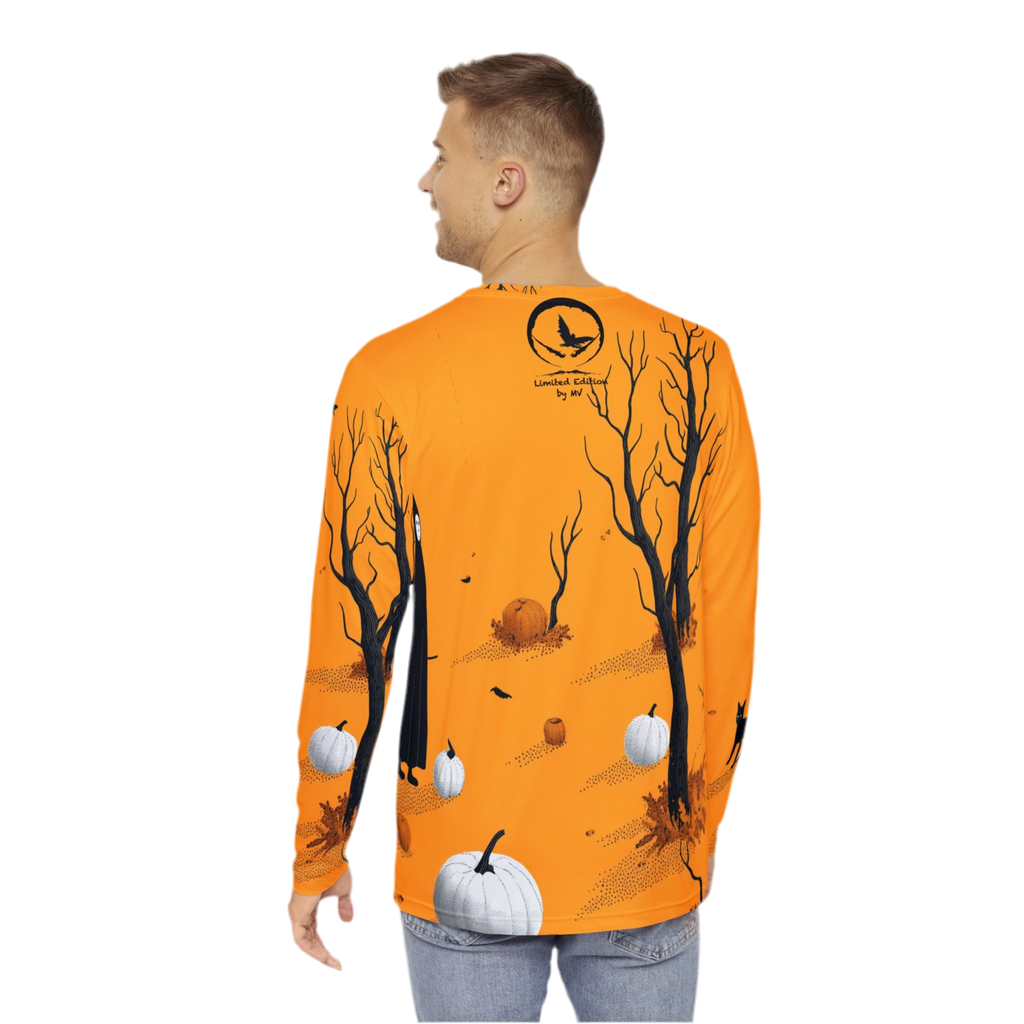 Maison Verne Halloween Ltd. Edition Plus Size Männer Long Sleeve Shirt - Wicked Elegance No. 11