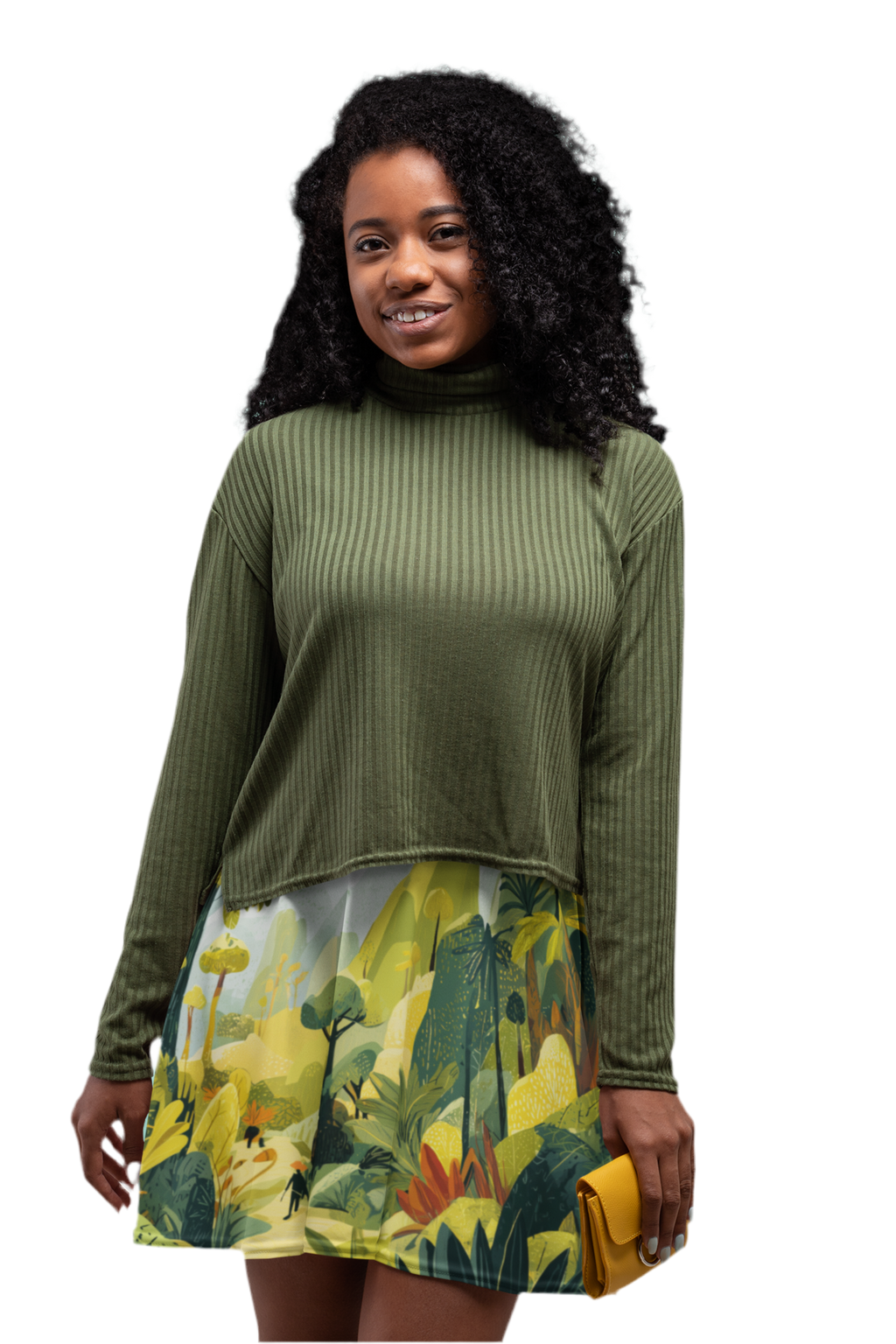 Skater skirt "Jungle Sonata" - Wilderness Whisper No. 77