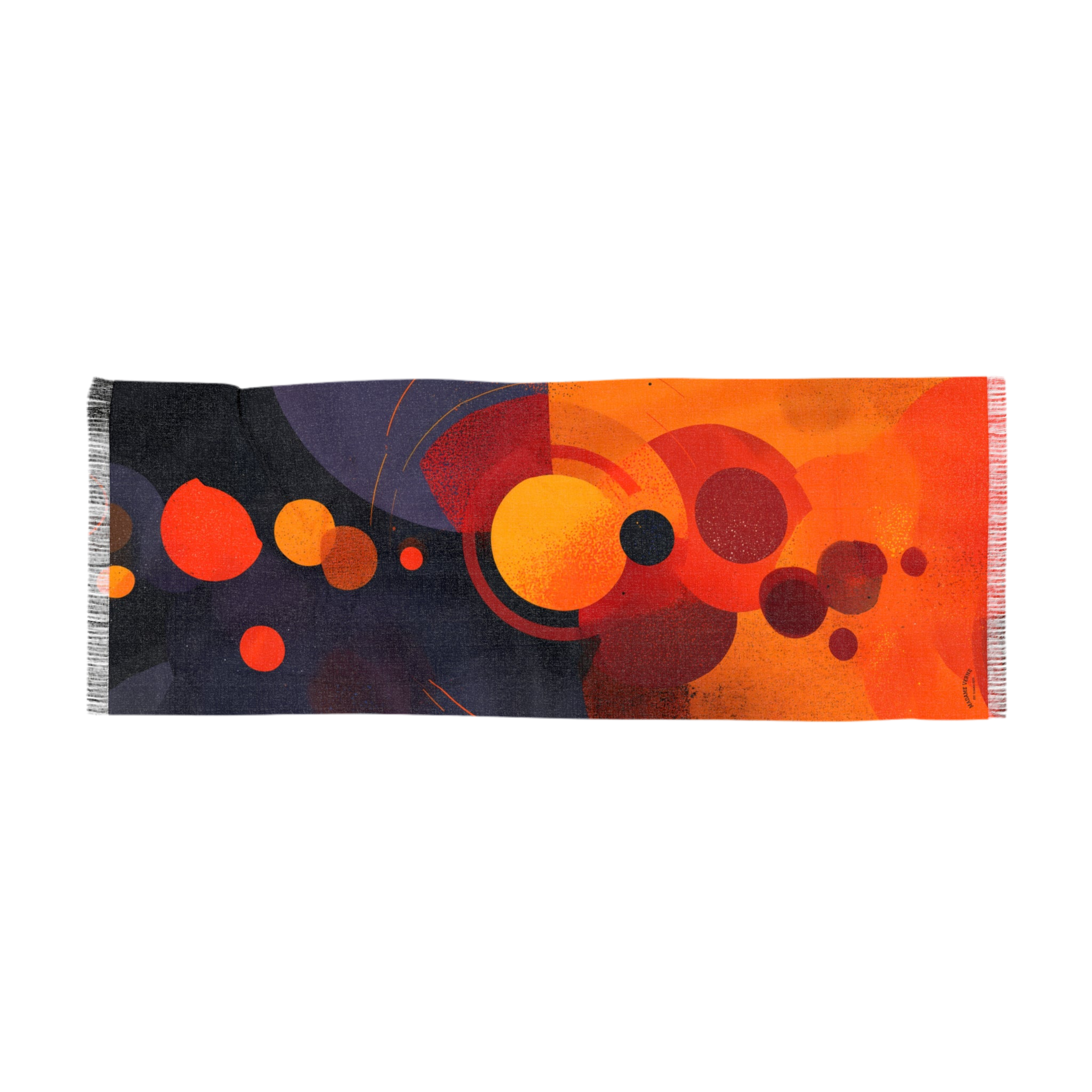 Lightweight scarf "Golden Orbit" - Golden Autumn No. 67