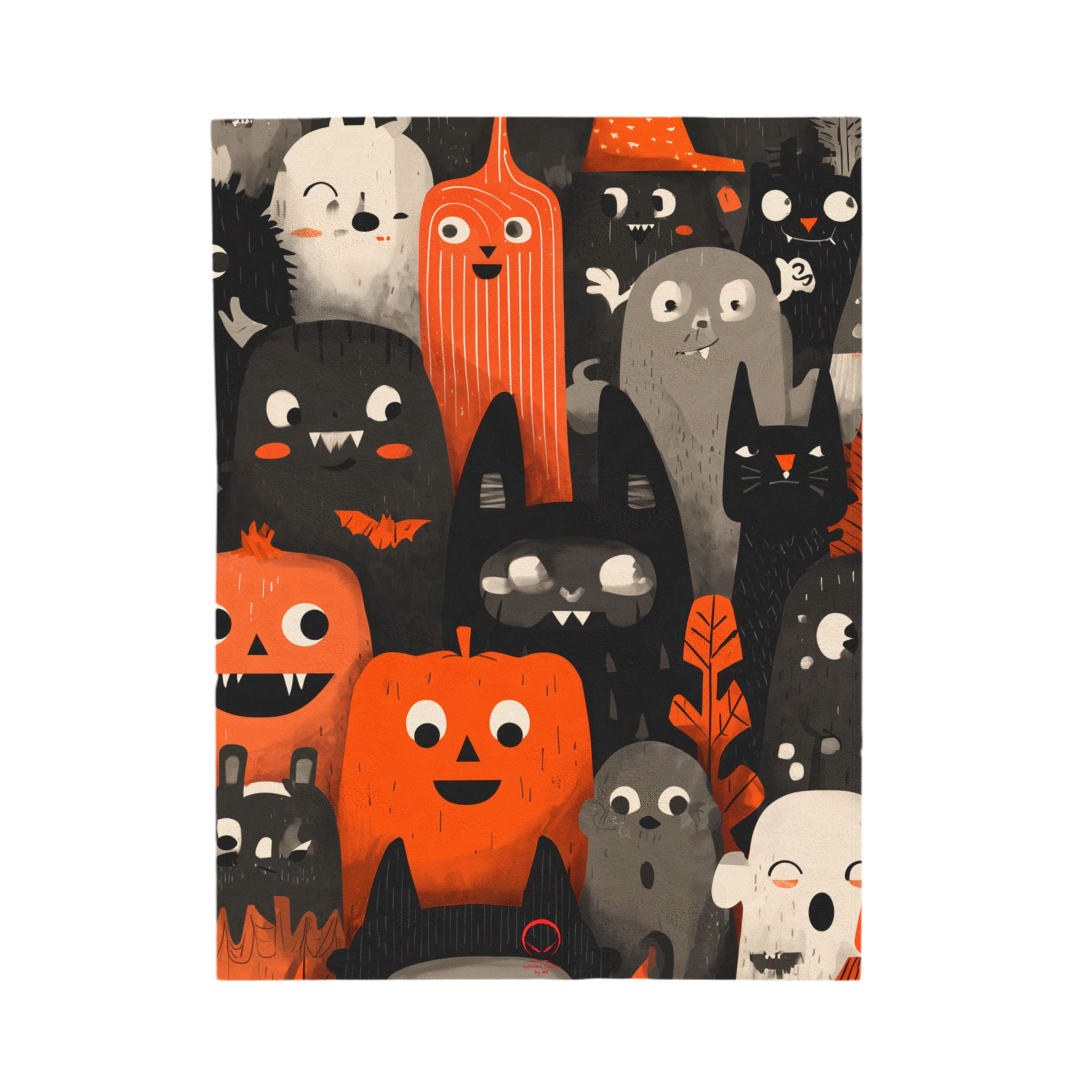 Maison Verne Halloween Ltd. Edition Velours-Kuscheldecke - 🎃👻 Wicked Elegance No. 86 👻🎃