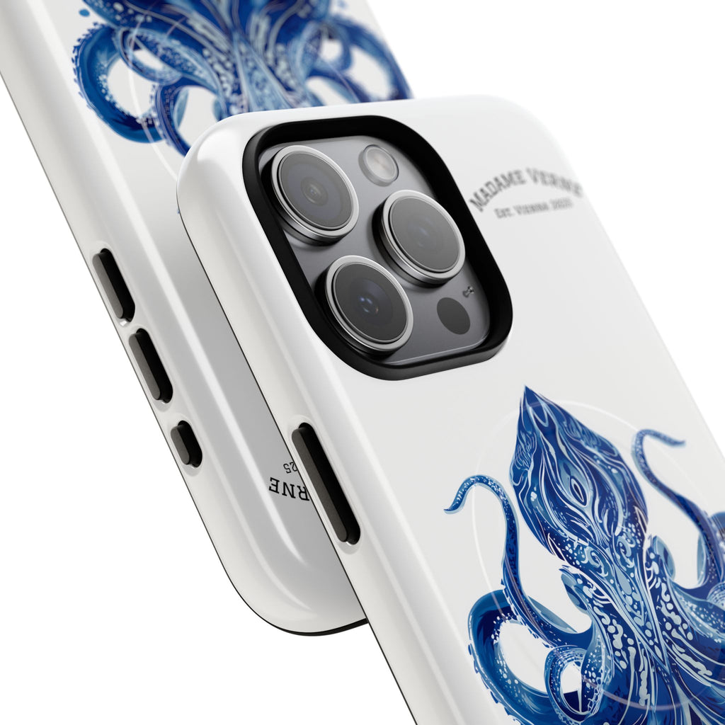 MagSafe iPhone Case "Deep Blue Bloom" - Opal Depths No. 32